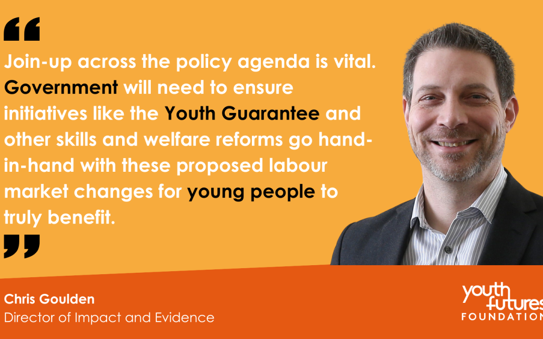 There’s a new Employment Rights Bill from the Government – but will it help marginalised young people to find good work?