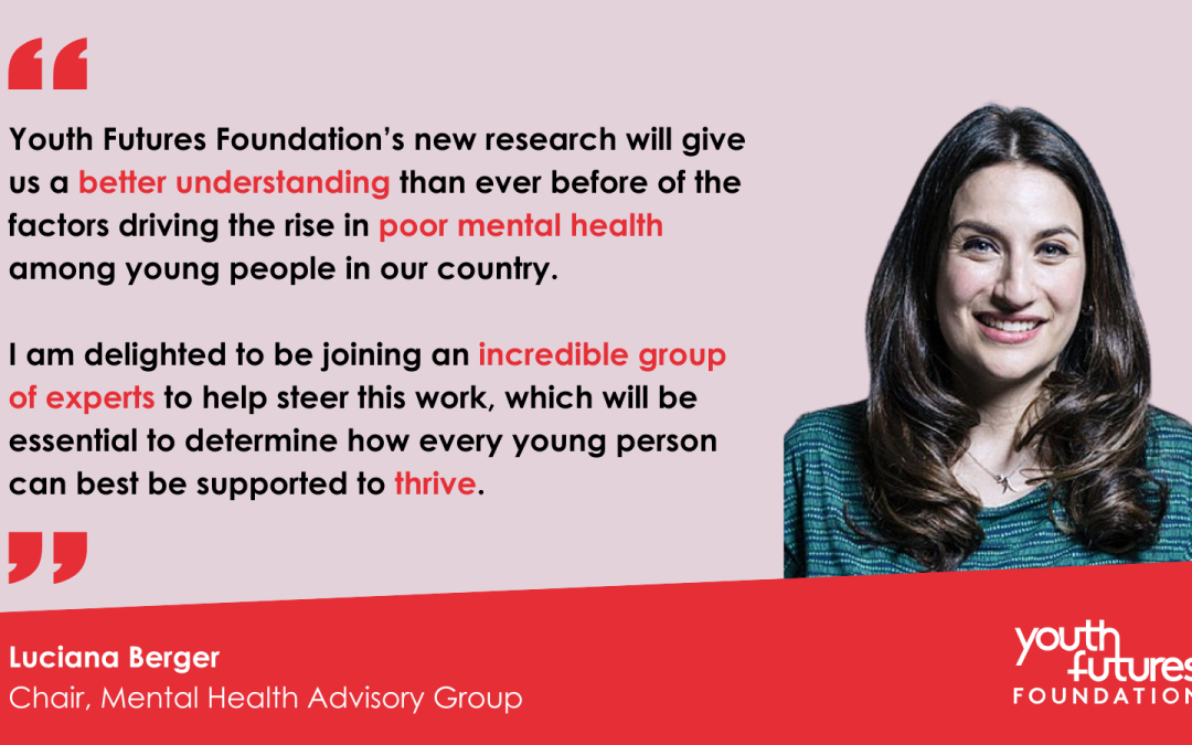 Luciana Berger: New research will provide a “better understanding than ever before” of rising mental health problems among young people