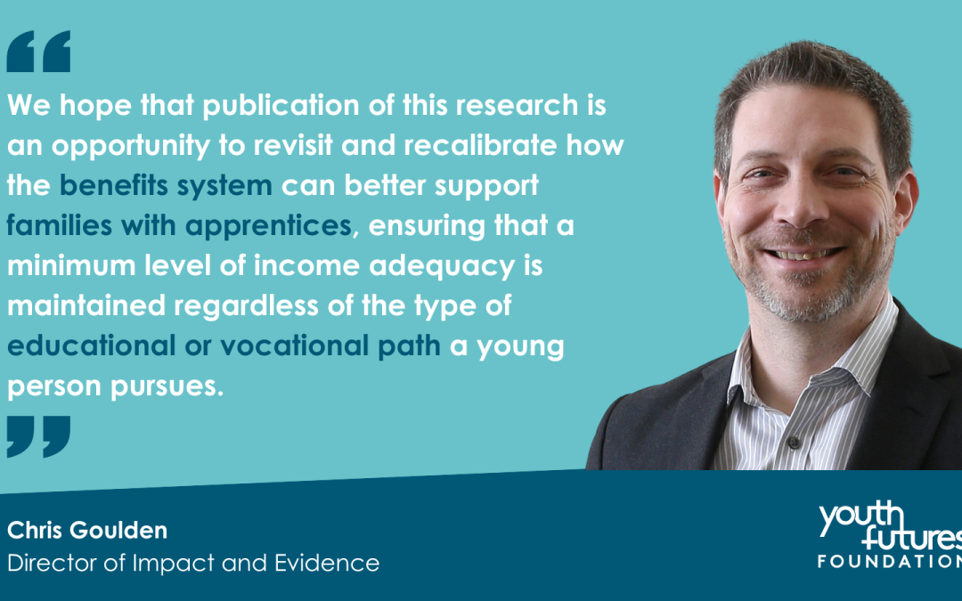 How could the benefits system help more young people do an apprenticeship?