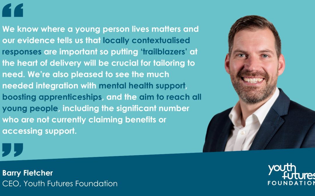 Youth Futures Foundation responds to Government’s publication of its Get Britain Working White Paper