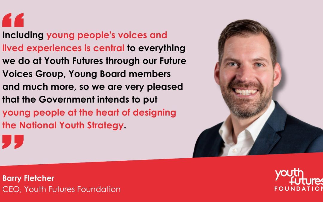 New Government announcement on young people and £100m Dormant Assets investment